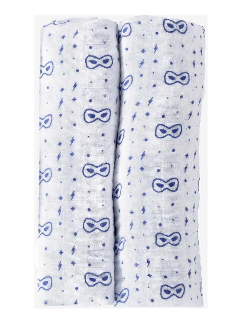 Lot de 2 langes bébé Kinousses N/A - Kiabi
