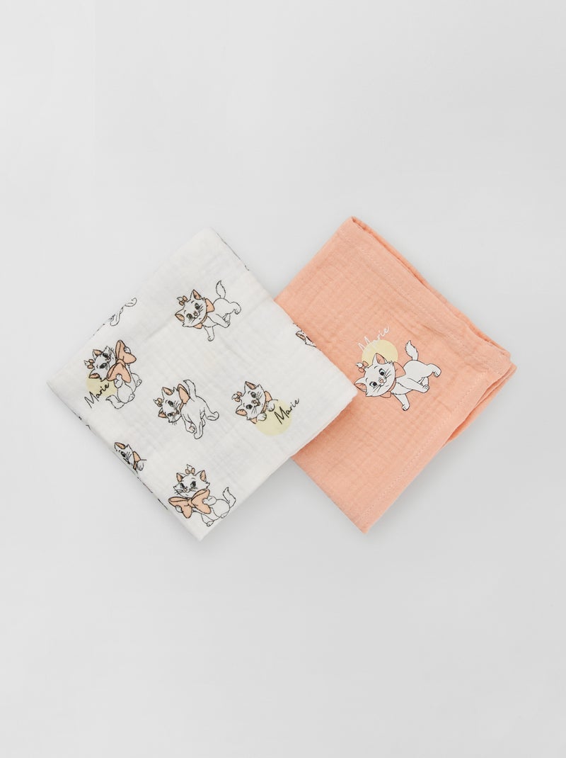 Lot de 2 langes 'Disney' blanc marie - Kiabi