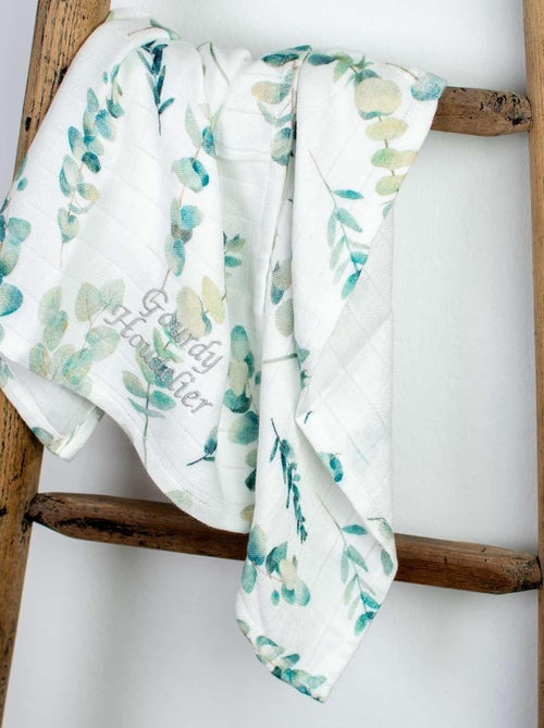 Lot de 2 langes en viscose de bambou, Eucalyptus SEVIRA KIDS - Kiabi