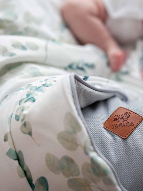 Lot de 2 langes en viscose de bambou, Eucalyptus SEVIRA KIDS - Kiabi