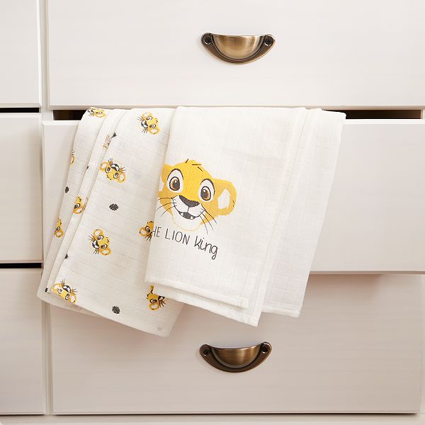 Lot De 2 Langes Le Roi Lion Bebe Fille Ecru Kiabi 8 00