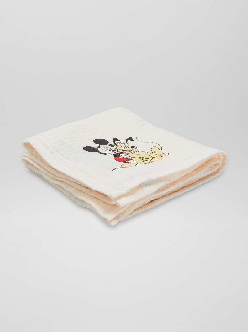 Lot de 2 langes 'Mickey' 'Disney' Beige / Mickey - Kiabi