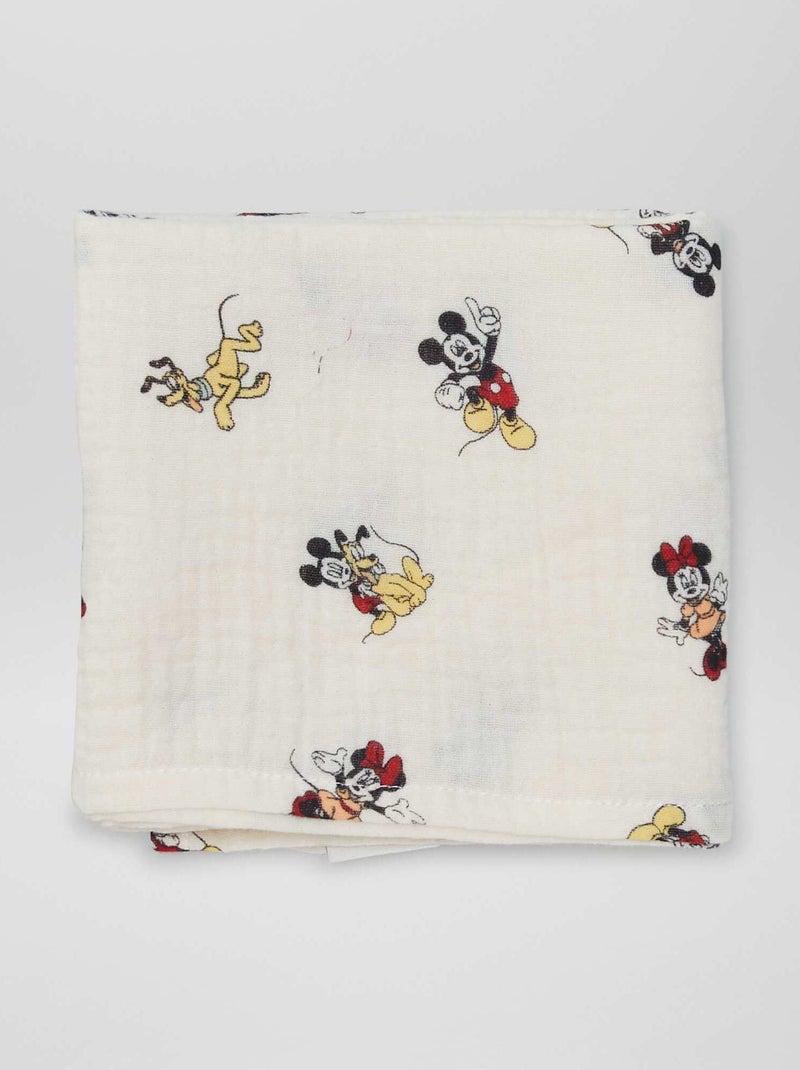 Lot de 2 langes 'Mickey' 'Disney' Beige / Mickey - Kiabi