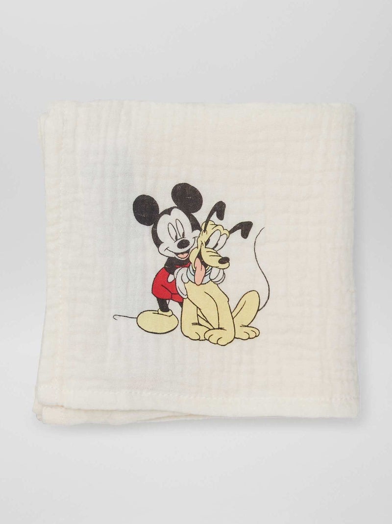 Lot de 2 langes 'Mickey' 'Disney' Beige / Mickey - Kiabi