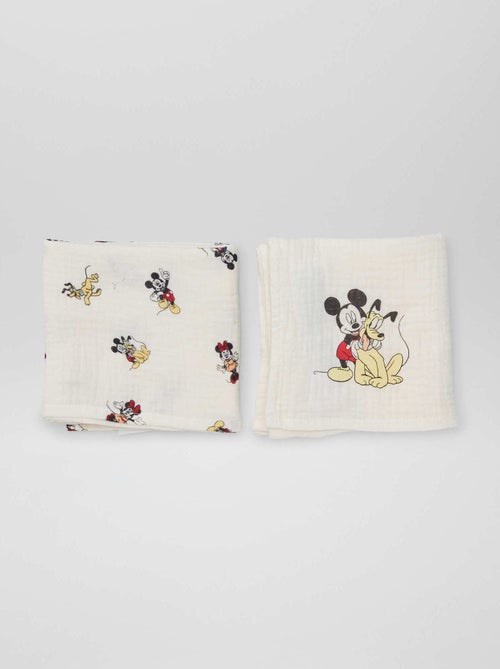 Lot de 2 langes 'Mickey' 'Disney' - Kiabi