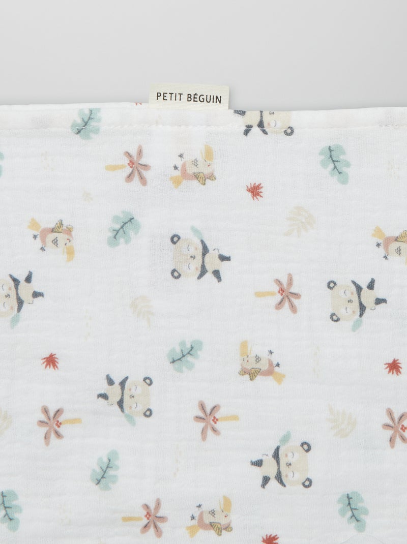 Lot de 2 langes 'Petit Béguin' Beige - Kiabi