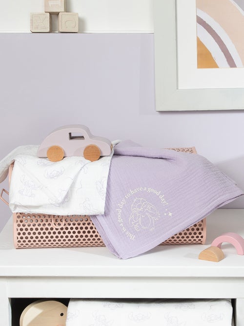 Lot de 2 langes 'Stitch' - Kiabi