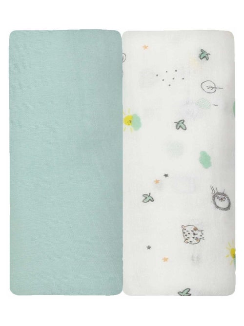 Lot de 2 langes - Kiabi