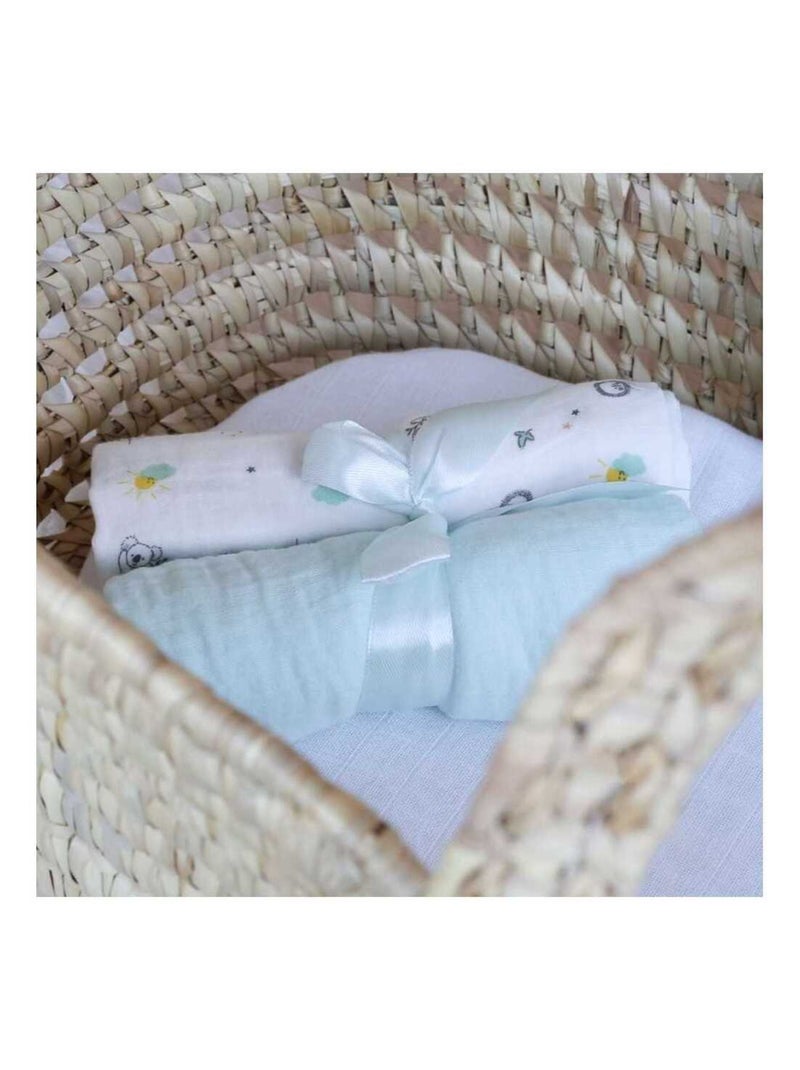 Lot De 2 Langes Vert d'eau - Kiabi