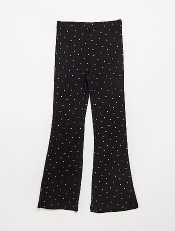 Lot de 2 leggings - 1 uni + 1 imprimé