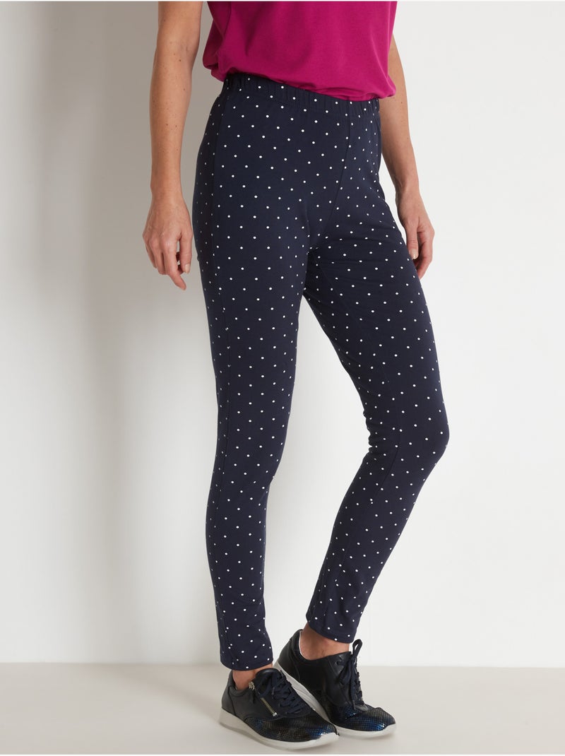 Lot de 2 leggings - DAXON Blanc/Marine - Kiabi