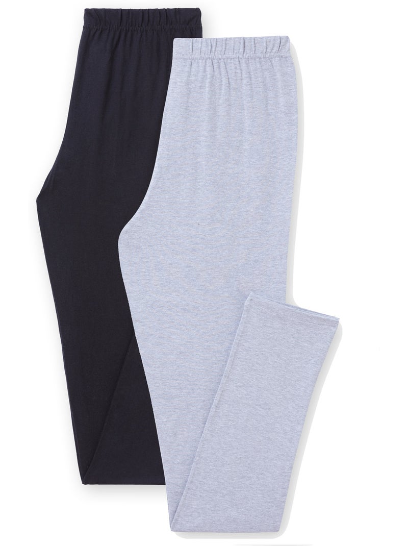 Lot de 2 leggings - DAXON Gris chiné - Kiabi