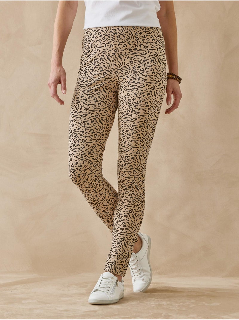 Lot de 2 leggings - DAXON Marron/Beige/Noir - Kiabi