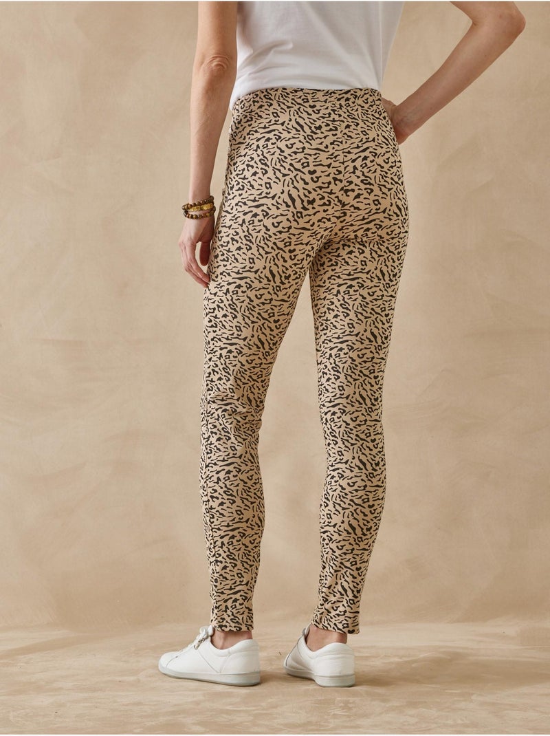 Lot de 2 leggings - DAXON Marron/Beige/Noir - Kiabi