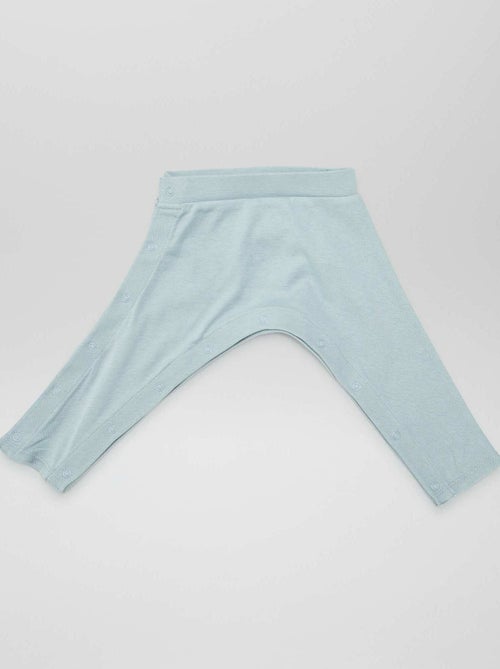 Lot de 2 leggings avec pressions - So Easy - Kiabi