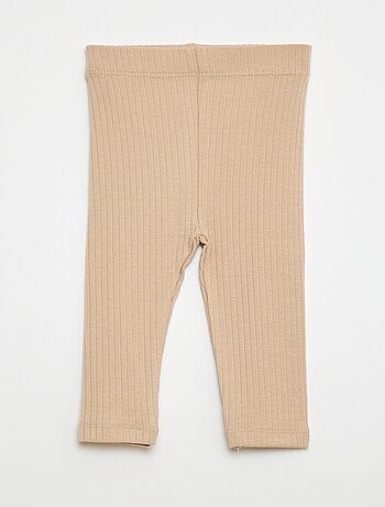 Lot de 2 leggings côtelés