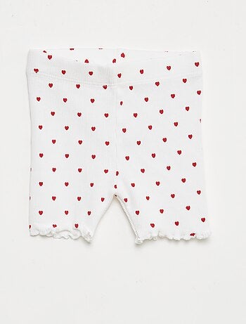 Lot de 2 leggings côtelés