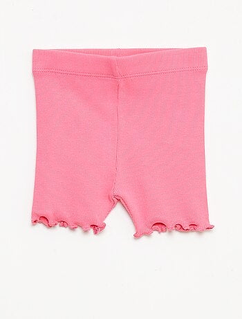 Lot de 2 leggings côtelés