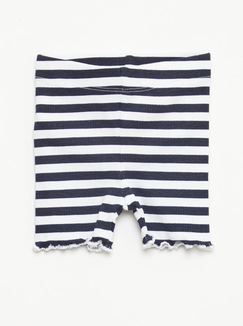 Lot de 2 leggings côtelés - Kiabi