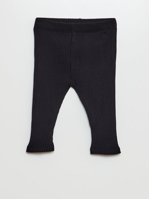 Lot de 2 leggings côtelés - Kiabi