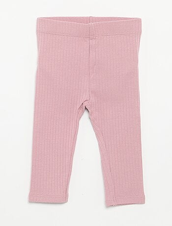Lot de 2 leggings côtelés