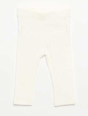 Lot de 2 leggings côtelés