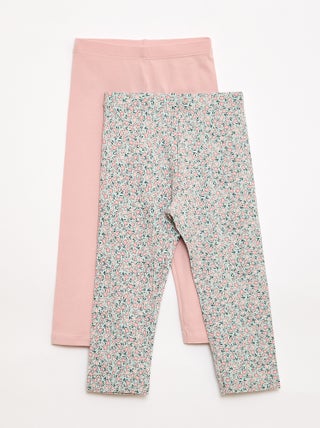 Lot de 2 leggings court