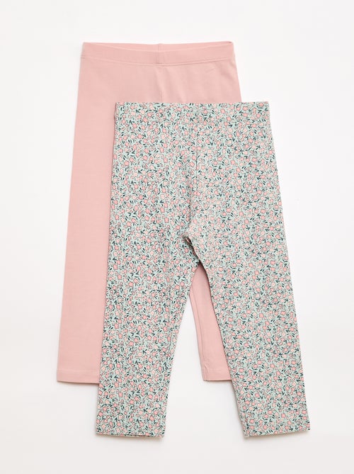 Lot de 2 leggings court - Kiabi