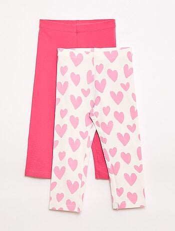 Lot de 2 leggings court
