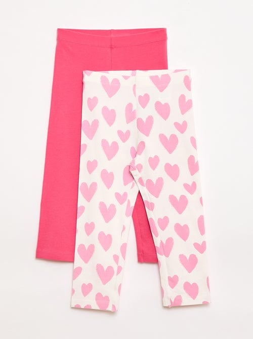 Lot de 2 leggings court - Kiabi