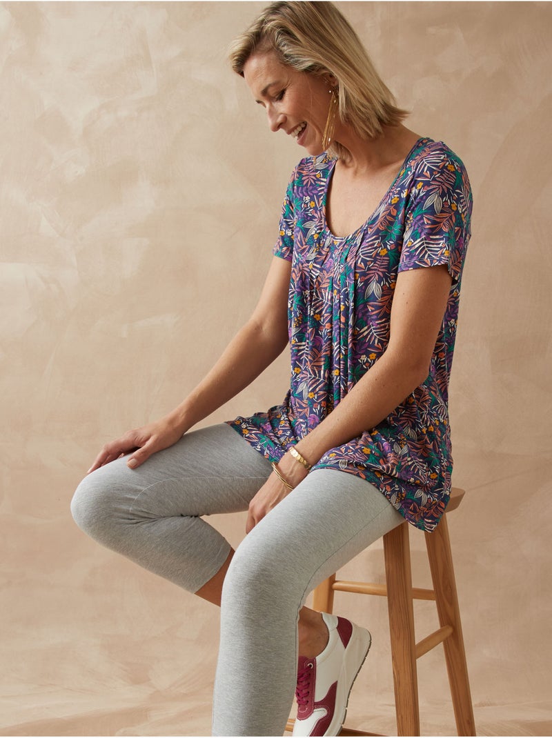 Lot de 2 leggings courts - DAXON Gris chiné - Kiabi