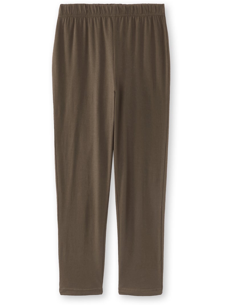 Lot de 2 leggings courts - DAXON Noir Kaki - Kiabi