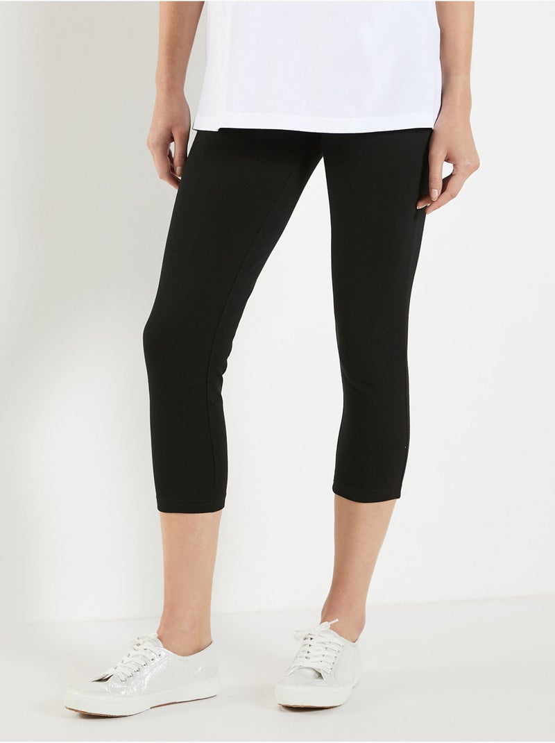 Lot de 2 leggings courts - DAXON Noir Noir - Kiabi