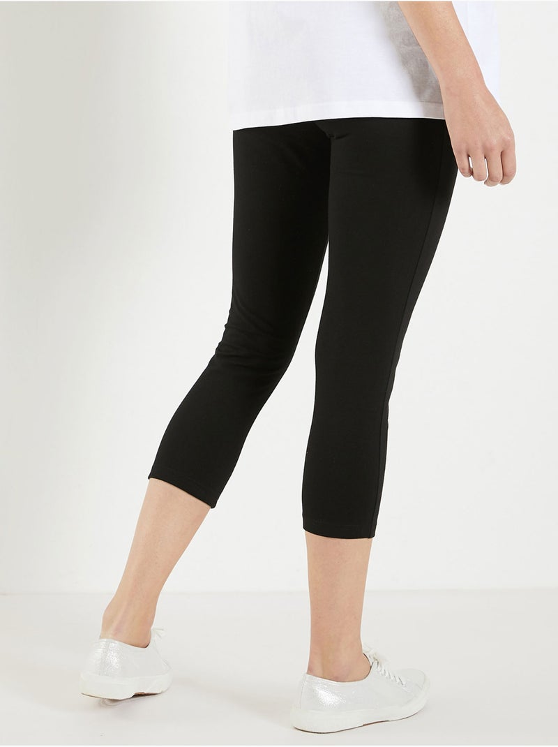 Lot de 2 leggings courts - DAXON Noir Noir - Kiabi