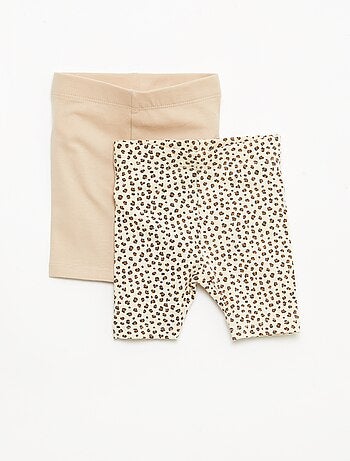 Lot de 2 leggings courts
