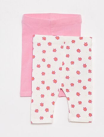 Lot de 2 leggings courts
