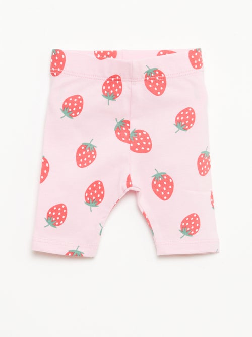 Lot de 2 leggings courts - Kiabi