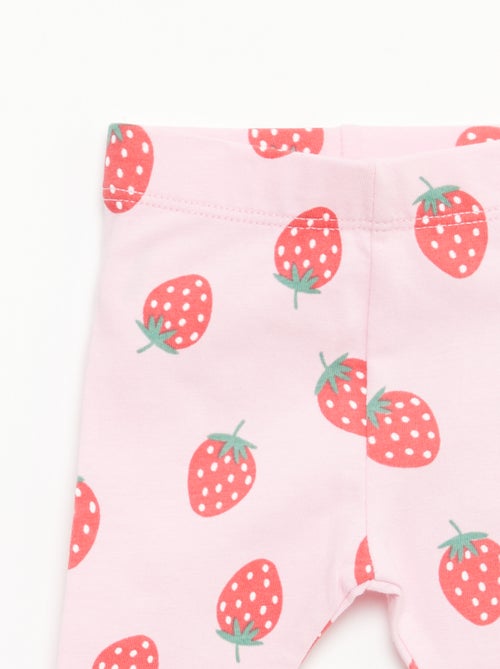 Lot de 2 leggings courts - Kiabi