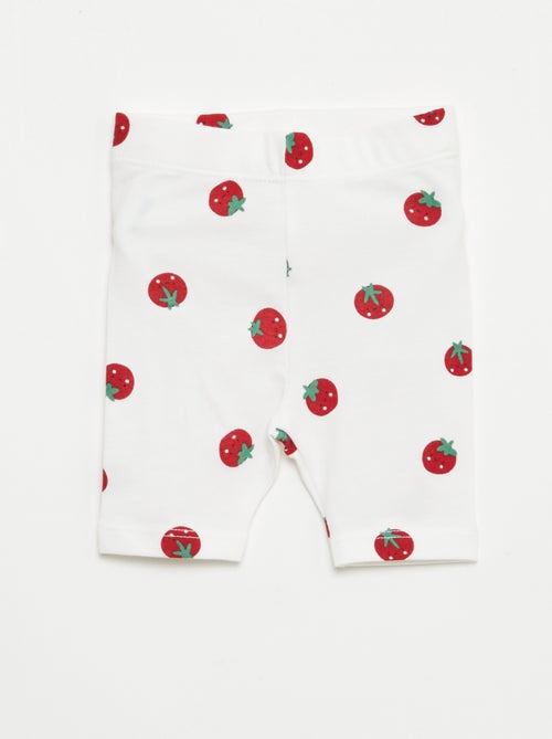 Lot de 2 leggings courts - Kiabi