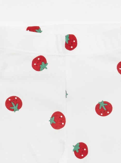 Lot de 2 leggings courts - Kiabi