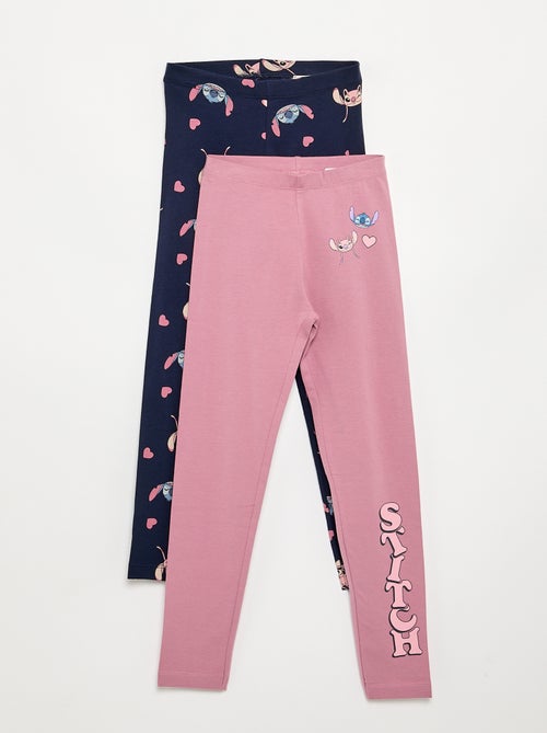 Lot de 2 leggings 'Disney' en jersey - Kiabi