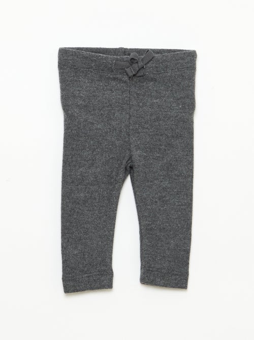 Lot de 2 leggings en maille doudou - Kiabi