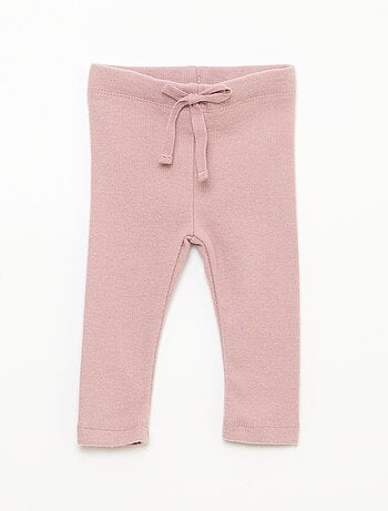 Lot de 2 leggings en maille doudou