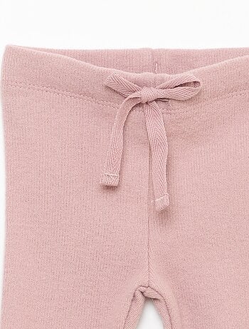 Lot de 2 leggings en maille doudou