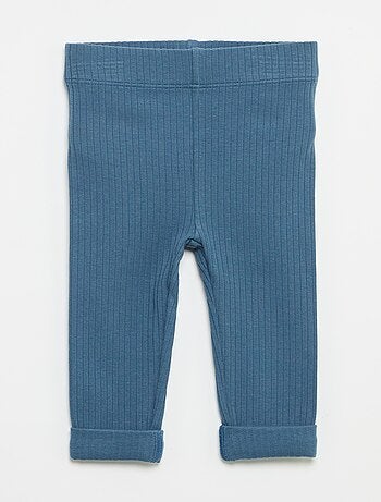 Lot de 2 leggings en rib