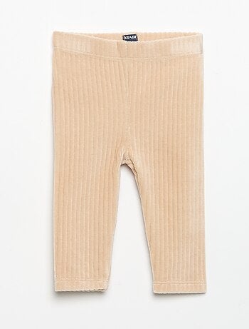 Lot de 2 leggings en velours côtelé