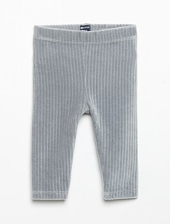 Lot de 2 leggings en velours côtelé