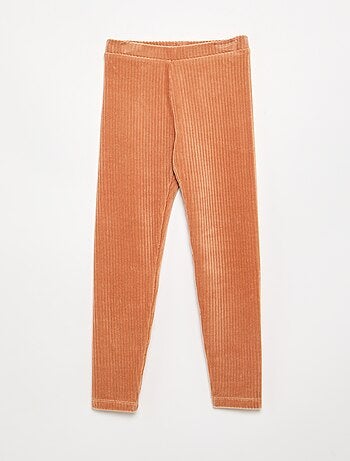 Lot de 2 leggings en velours côtelé