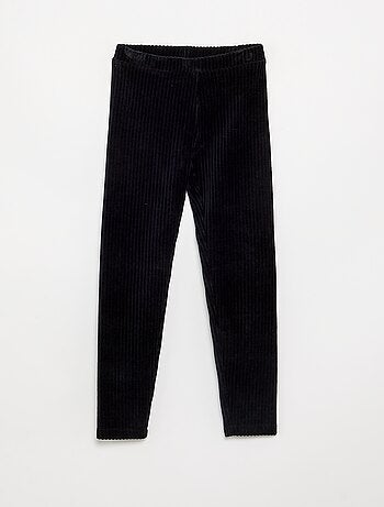 Lot de 2 leggings en velours côtelé