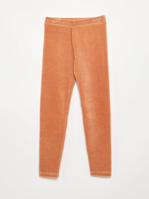 Lot de 2 leggings en velours côtelé - Kiabi